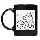 Кружка цветная UV-DTF