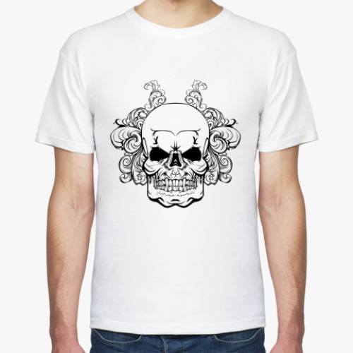 Футболка с принтом череп