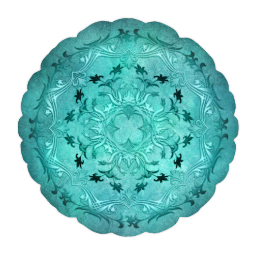 Подушка Этническая Цветочная Мандала