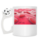 Кружка с футбольным мячиком