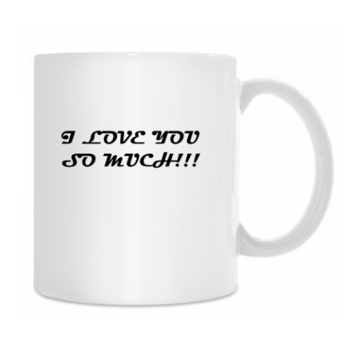 Кружка с принтом Любовь