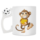 Кружка с футбольным мячиком