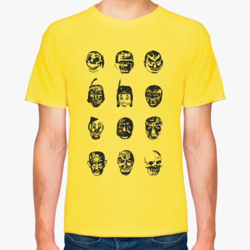Футболка с принтом Маски-черепа