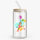 Банка с бамбуковой крышкой