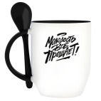 Кружка с ложкой