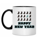 Кружка двухцветная