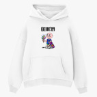 Толстовка худи оверсайз