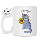 Кружка с футбольным мячиком