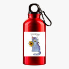 Металлическая бутылка 400 мл UV-DTF