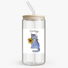 Банка с бамбуковой крышкой