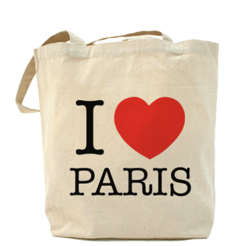Сумка шоппер I Love Paris