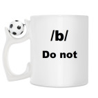 Кружка с футбольным мячиком