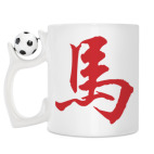 Кружка с футбольным мячиком