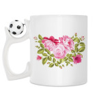 Кружка с футбольным мячиком