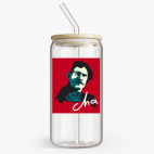 Банка с бамбуковой крышкой