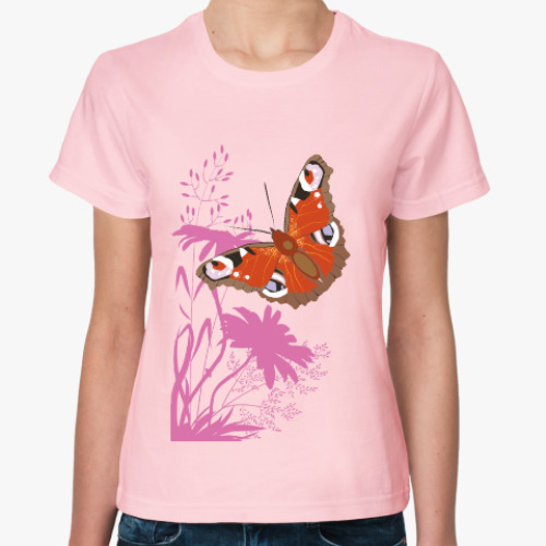 Женская футболка с принтом Летние дни