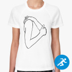 Женская спортивная футболка