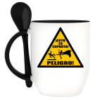 Кружка с ложкой