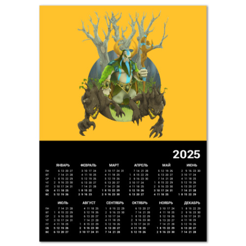 Календарь Dota 2 Nature's Prophet