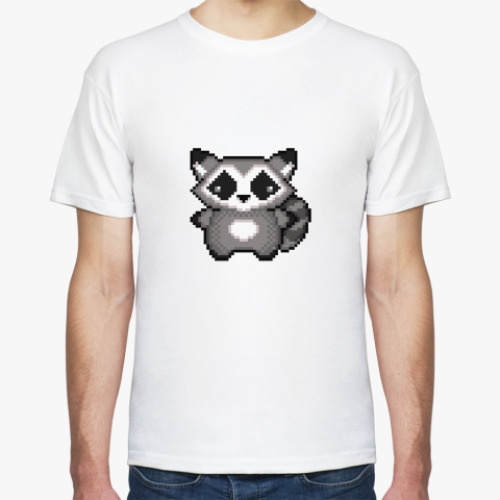 Футболка с принтом  Racoon BIT!
