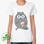 Женская футболка органик