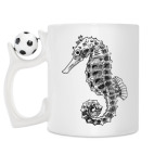 Кружка с футбольным мячиком