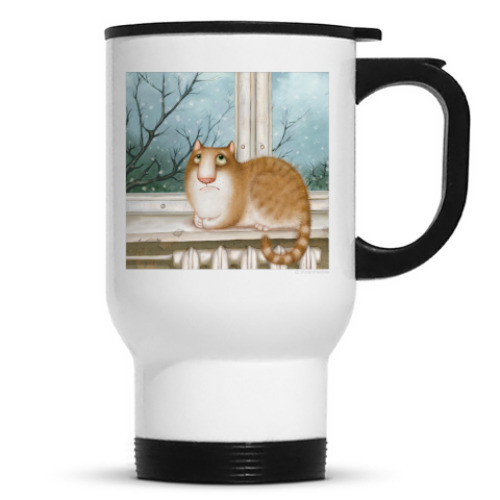 Кружка-термос Кошка