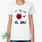 Женская футболка органик