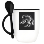 Кружка с ложкой