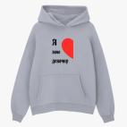 Толстовка худи оверсайз