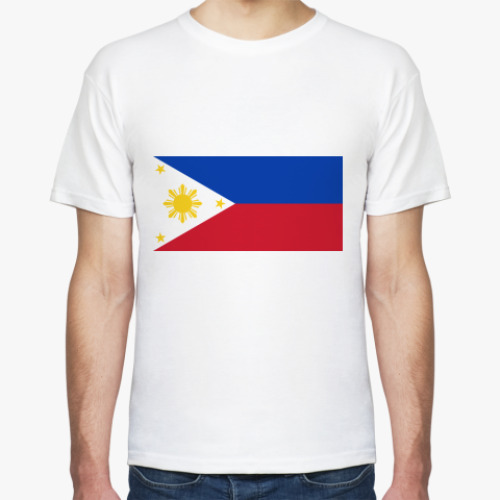 Футболка с принтом Флаг Филиппин