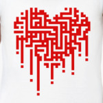 майка Pixel Heart