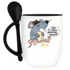 Кружка с ложкой