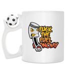Кружка с футбольным мячиком
