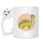 Кружка с футбольным мячиком