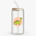 Банка с бамбуковой крышкой