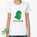 Женская футболка органик