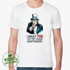 Мужская футболка органик