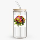 Банка с бамбуковой крышкой