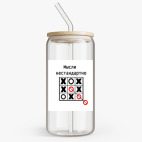 Банка с бамбуковой крышкой