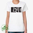 Женская футболка органик