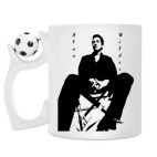 Кружка с футбольным мячиком