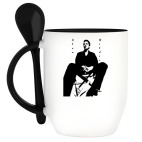 Кружка с ложкой