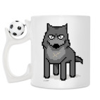 Кружка с футбольным мячиком