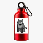 Металлическая бутылка 400 мл UV-DTF