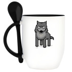 Кружка с ложкой