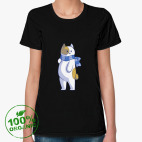 Женская футболка органик