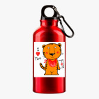 Металлическая бутылка 400 мл UV-DTF