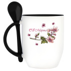 Кружка с ложкой