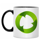 Кружка двухцветная